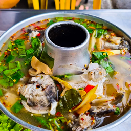 ต้มยำปลาเก๋าน้ำใส-น้ำข้น