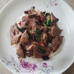 ข้าวกะเพราตับ