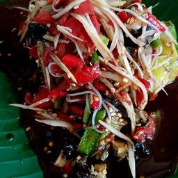 ตำปลาหร้า+ขนมจีน