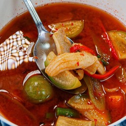 แกงป่าปลาเห็ดโคน