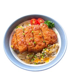 ข้าวหน้าหมูทงคัตสึราดไข่