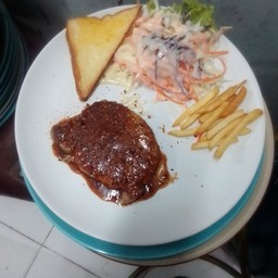 เสต็กหมู หม่าล่า