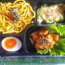 ยากิ แซลมอนเทริยากิ (ไม่ติดหนังปลา)