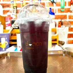 ชาอัญชันสดมะนาว