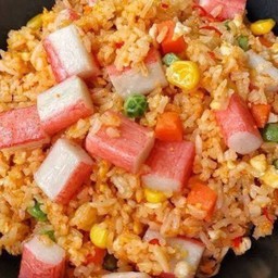 ข้าวผัดถาด ปูอัด