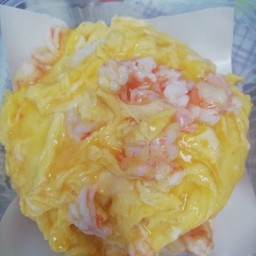 ข้าวไข่ข้นกุ้ง Creamy Eggs with KingPrawns and Rice