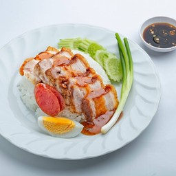 ข้าวหมูกรอบ