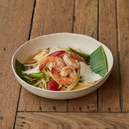 ตำมะพร้าวอ่อนกุ้งสด