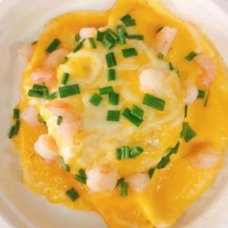 ข้าวไข่ข้นกุ้ง