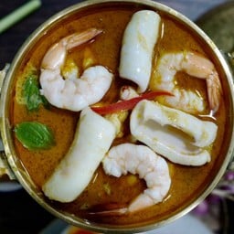 ขนมจีนเขียวหวานกุ้งล้วน