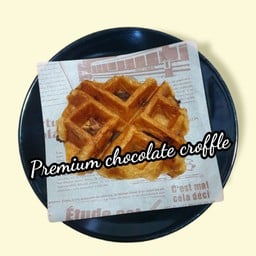 Premium chocolate croffle ไส้ชอกโกแลตฝรั่งเศส