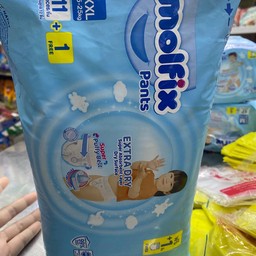 เเพมเพิสเด็ก molfix ไซส์ XXL 11+1