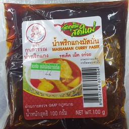 น้ำพริกแกงมัสมั่น กนกวรรณ 100กรัม