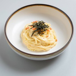 สปาเก็ตตี้ซอสครีมไข่ปลาเมนไทโกะ