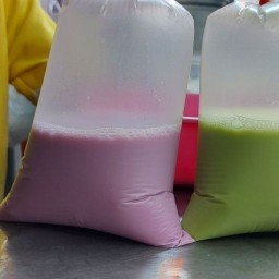 เผือกหอมนมสดใส่เครื่อง