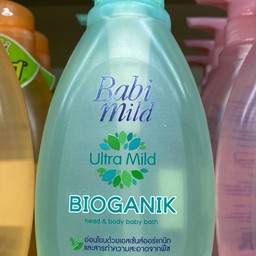 สบู่เหลว เบบี้มายด์อัลตร้ามายด์ ไบโอแกนิก  (สีเขียว) 400มล.