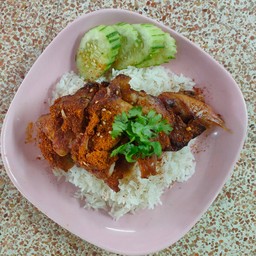 ข้าวไก่ย่างหม่าล่า