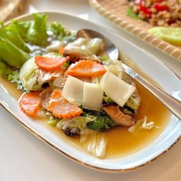 ผัดผักเห็ดหอม