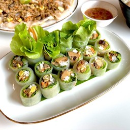 ปอเปี๊ยะสด เต้าหู้เห็ดหอม