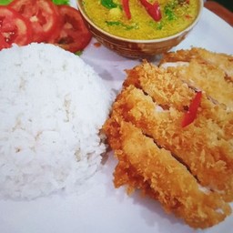 ข้าวไก่กรอบ