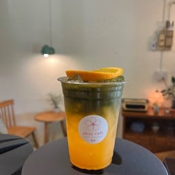 มัทฉะน้ำส้มคั้น