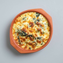 ผักโขมอบชีส