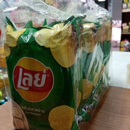 ขนมเลย์รสโนริสาหร่าย  ยกแพ็ค 50กรัม+6ซอง