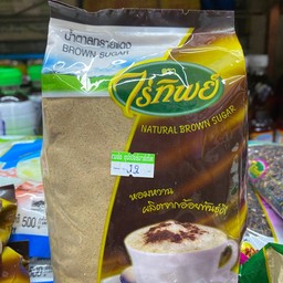 น้ำตาลทรายเเดง ไร่ทิพย์ 500กรัม