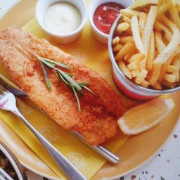 สเต็กปลาดอลลี่ทอด