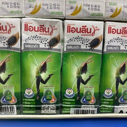 นมเเอนลีน ผสมงาดำ เเพ็ค4