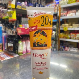 โฟมล้างหน้า ฮันนี่ วี บีเอสซี 120 กรัม