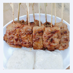 ชุดหมูปิ้ง20ไม้+ข้าวเหนียว4ห่อ