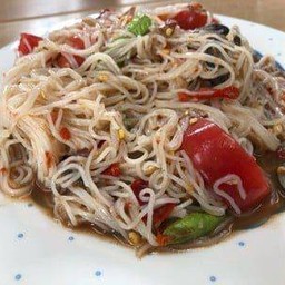 ตำขนมจีนปูปลาร้า & ไทย