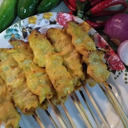 หมูสะเต๊ะ ชุดใหญ่