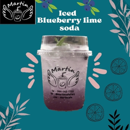 Blueberry lime Soda บลูเบอร์รี่มะนาว โซดา