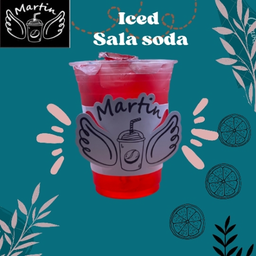 Sala (Red Syrup) line soda น้ำแดงมะนาวโซดา