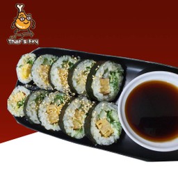 คิมบับไข่หวาน & ยำสาหร่าย