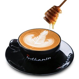 ฮันนี่คาเฟ่ลาเต้ ร้อน