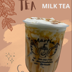 Iced Milk tea brown sugar ชามนมบราวน์ชูการ์เย็น