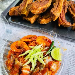 ผัดหมี่โบราณ-อาหารใต้ ลำพยา