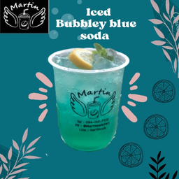 Bubblely blue lime  Soda บับเบิ้ลลี่บลูมะนาวโซดา