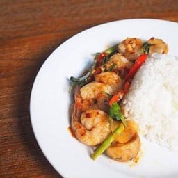 ข้าวพริกเผา ( กุ้ง )