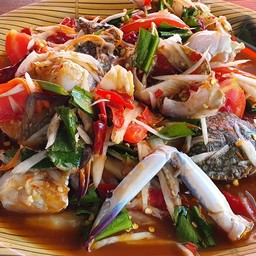 ตำปูม้าน้ำปลาร้า