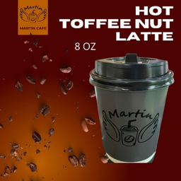 Hot Toffee nut Latte ท๊อฟฟี่นัทลาเต้ร้อน