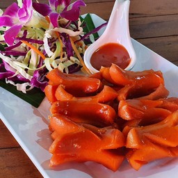 ไส้กรอกทอด