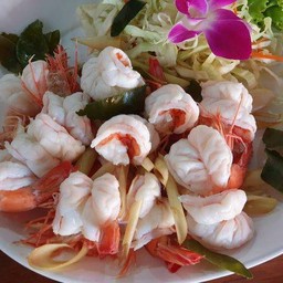 กุ้งเด้งสมุนไพร