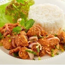 ข้าวยำไก่แซ่บพิเศษ