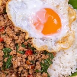 กะเพราลุยสวน59(ผักปลูกเองอิ่มคุ้ม) -