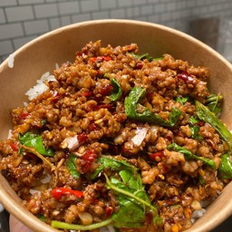 กะเพราหมูสับ พริกแห้ง