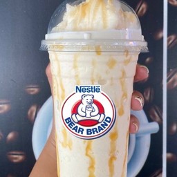 นมหมีคาราเมลปั่น